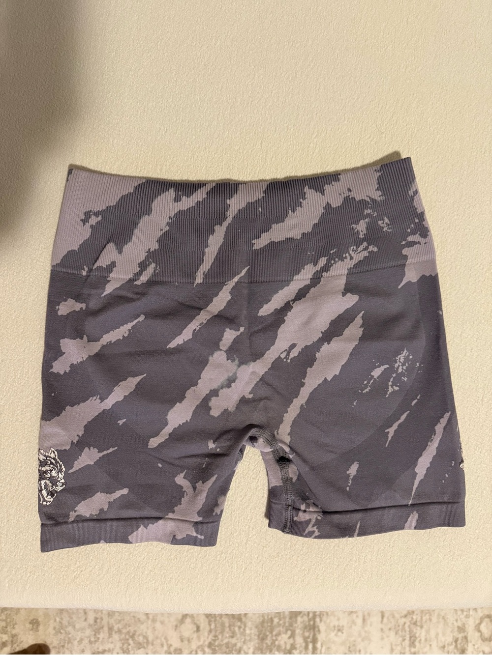 Darc Sport Seamless High-Waist Gray Athletic Lifting Shorts